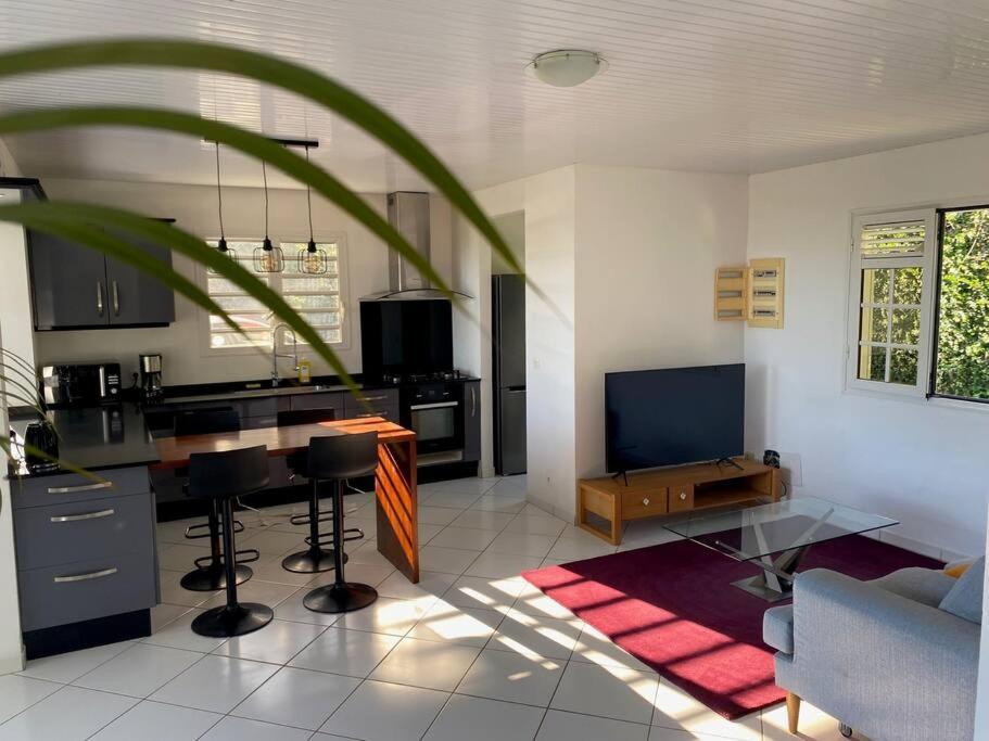 Les Terrasses De Maelle - Jolie Villa F4 Vue Mer Rivière-Salée Kültér fotó