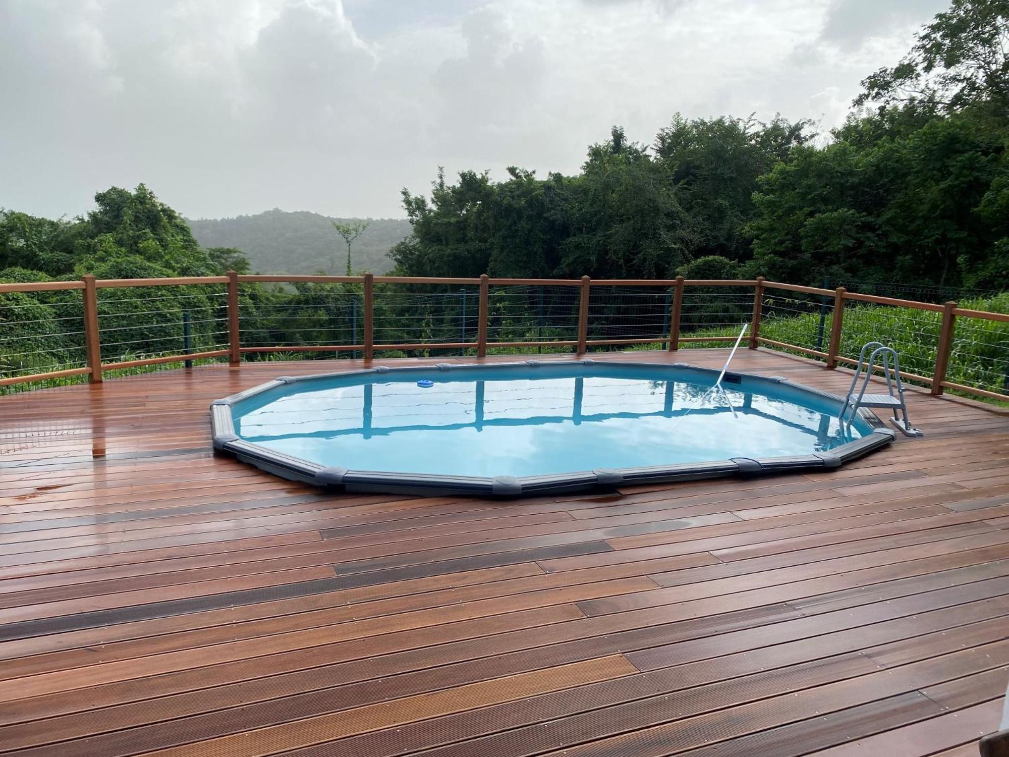 Les Terrasses De Maelle - Jolie Villa F4 Vue Mer Rivière-Salée Kültér fotó