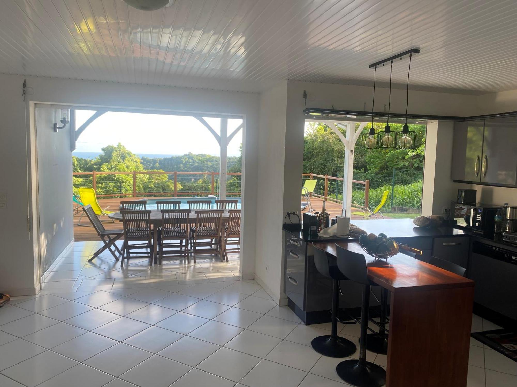 Les Terrasses De Maelle - Jolie Villa F4 Vue Mer Rivière-Salée Kültér fotó