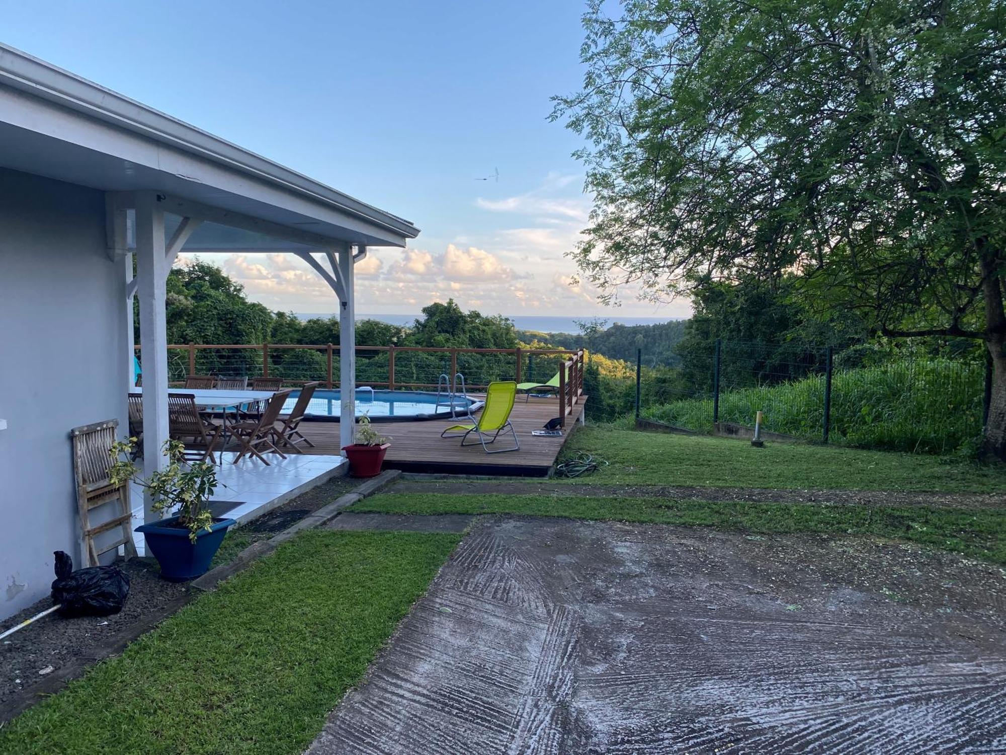 Les Terrasses De Maelle - Jolie Villa F4 Vue Mer Rivière-Salée Kültér fotó